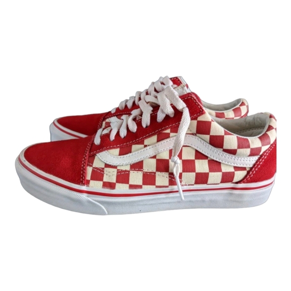 Primary Check Old Skool Vans Unisex (M8, W9.5) - Picture 2 of 4
